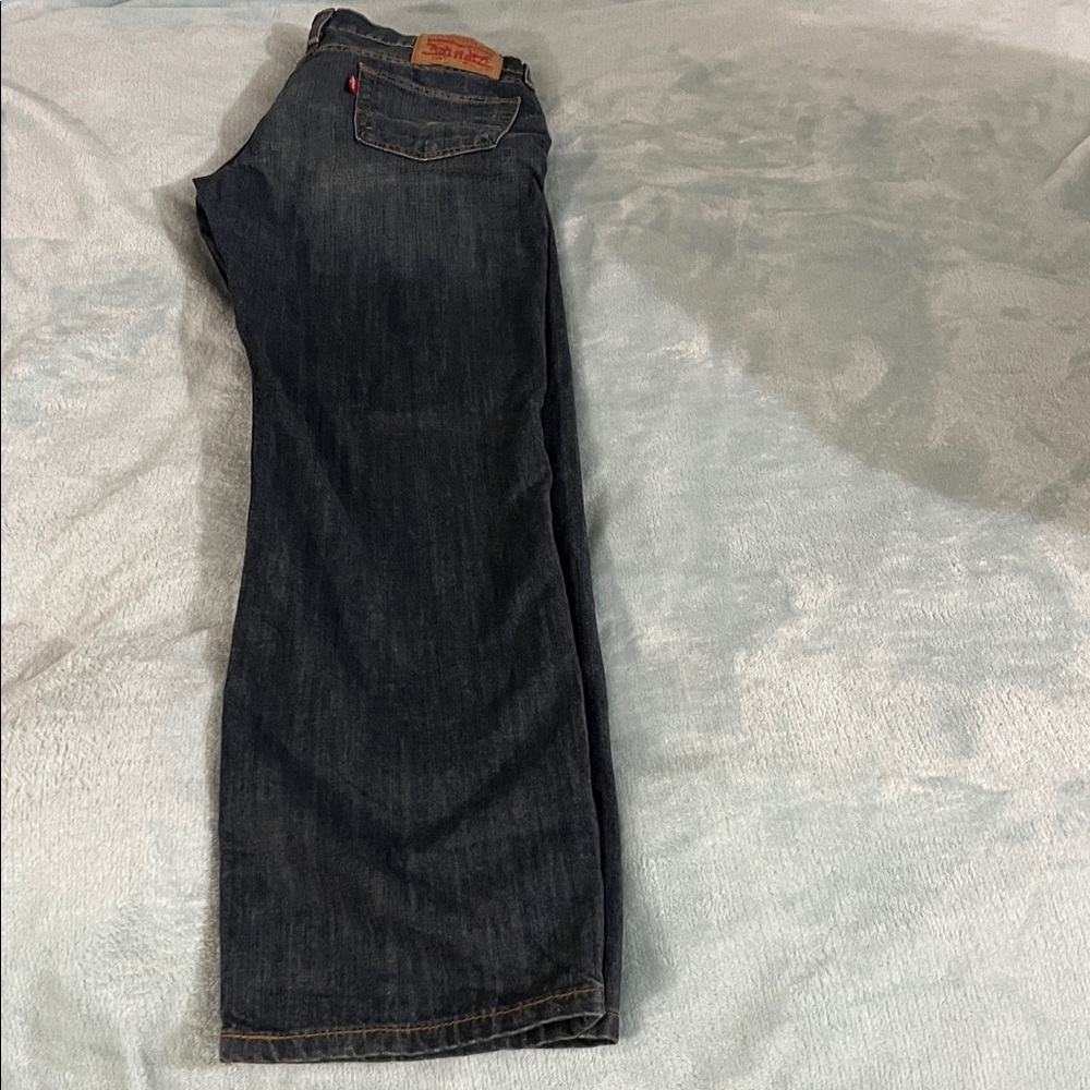 Levi's Dark Indigo Straight Jeans